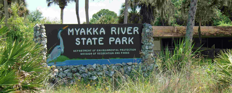 Myakka River State Park Entrance