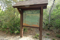 Lake Eaton Sinkhole Trail Trailsign