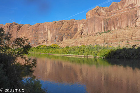 Colorado River und Felsformation