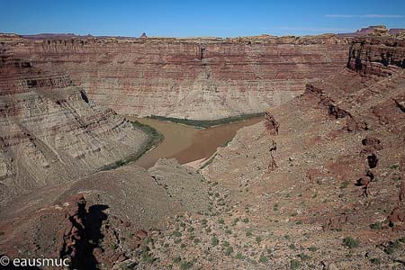 Blick auf den Zusammenfluss von Colorado und Green River
